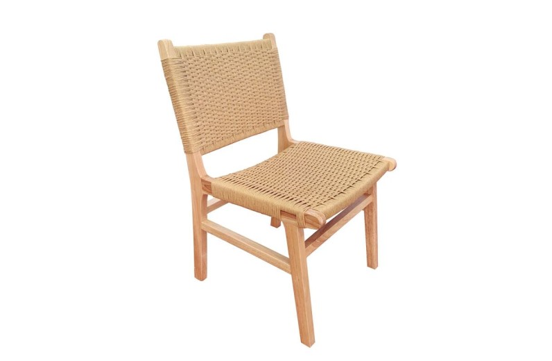 COMO Καρέκλα Τραπεζαρίας Φυσικό, Κάθισμα Paper Rope