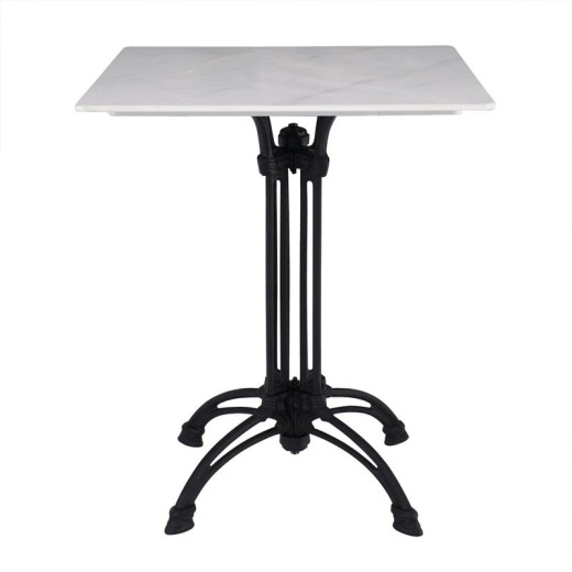 ΤΡΑΠΕΖΙ Sintered Stone-Μαντέμι Τετράνυχο, Επιφάνεια 11mm Απόχρωση White Marble Άσπρο