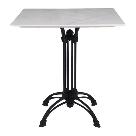 ΤΡΑΠΕΖΙ Sintered Stone-Μαντέμι Τετράνυχο, Επιφάνεια 11mm Απόχρωση White Marble Άσπρο