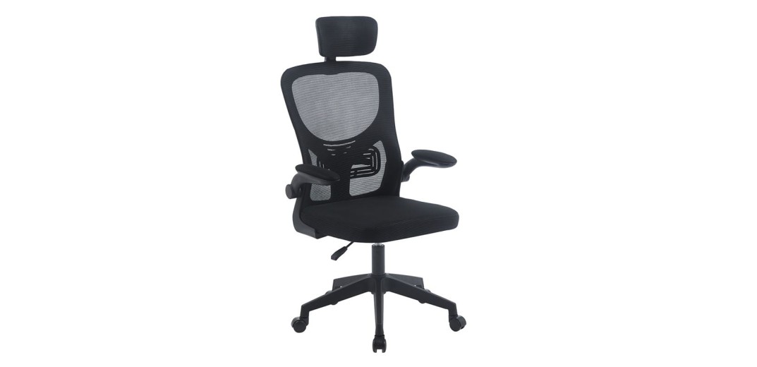 BF3055 Πολυθρόνα Γραφείου- Διευθυντή, Mesh Μαύρο
