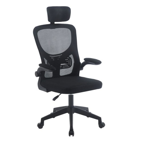 BF3055 Πολυθρόνα Γραφείου- Διευθυντή, Mesh Μαύρο