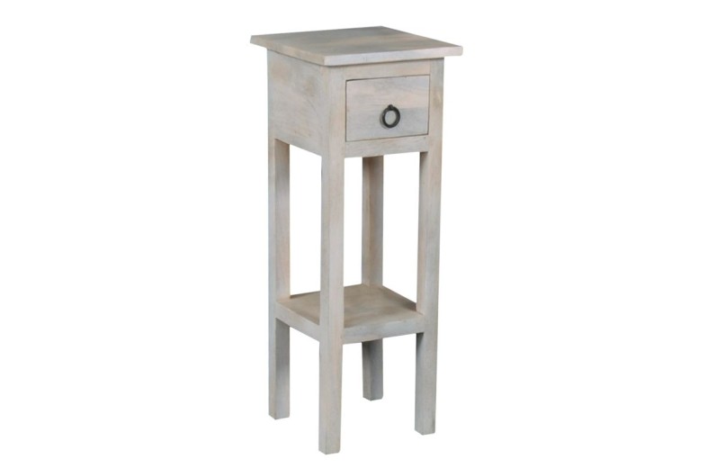 MAISON CLASSIC Έπιπλο Stand - Ξύλο Mango Antique Άσπρο