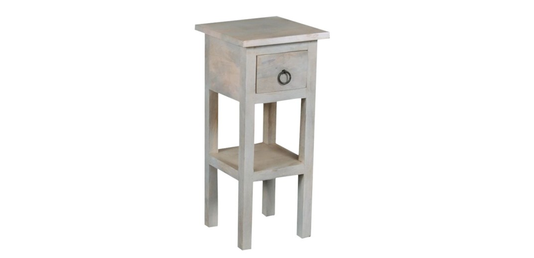 MAISON CLASSIC Έπιπλο Stand, Ξύλο Mango Antique Άσπρο