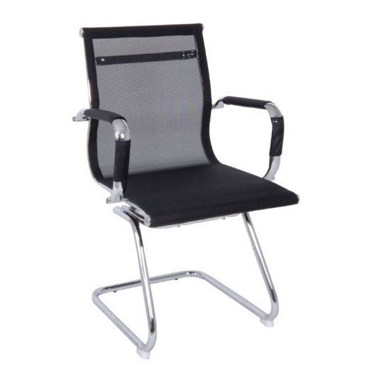 BF3200V Πολυθρόνα Γραφείου Επισκέπτη - Mesh Μαύρο (2τμχ)