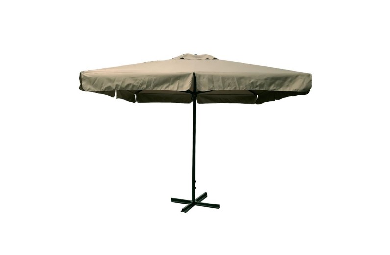 ΟΜΠΡΕΛΑ alu βαρέως τύπου Σκελετός Ανθρακί/Ύφ.Μπεζ 250gr Ανθρακί