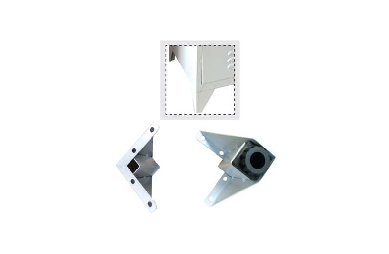 Ποδαράκια - Ρεγουλατόροι Μέταλλο Βαφή Γκρι