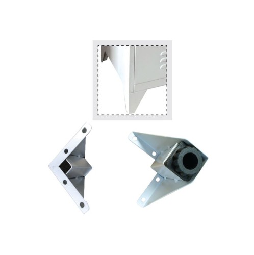 Ποδαράκια - Ρεγουλατόροι Μέταλλο Βαφή Άσπρα Άσπρο