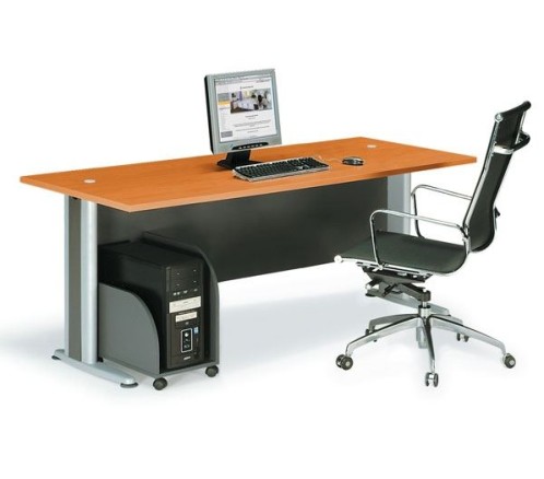 BASIC Γραφείο Απόχρωση Dark Grey - Cherry Ανθρακί