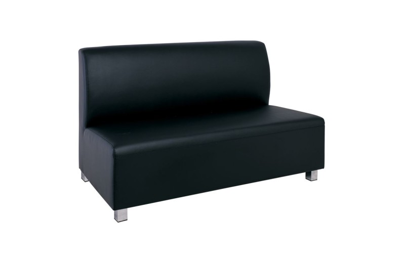 BANDY 2Θέσιος Καναπές Pu Μαύρο