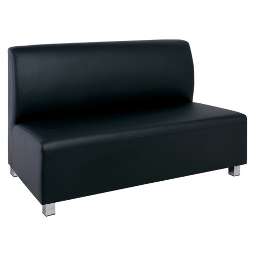 BANDY 2Θέσιος Καναπές Pu Μαύρο