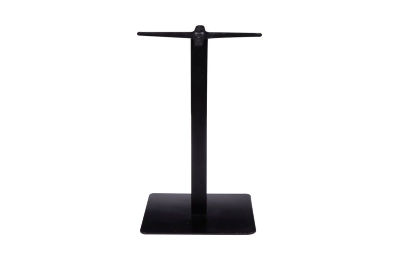 PRATO Βάση Τραπεζιού Μέταλλο Βαφή Μαύρο, Cross 45x45cm (17,50kg)