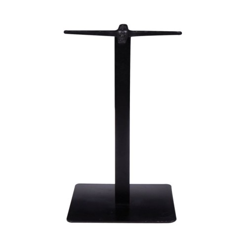 PRATO Βάση Τραπεζιού Μέταλλο Βαφή Μαύρο, Cross 45x45cm (17,50kg)