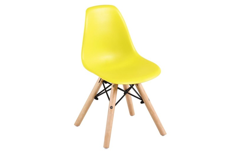 ART Wood Kid Καρέκλα Ξύλο - PP Κίτρινο Κίτρινο