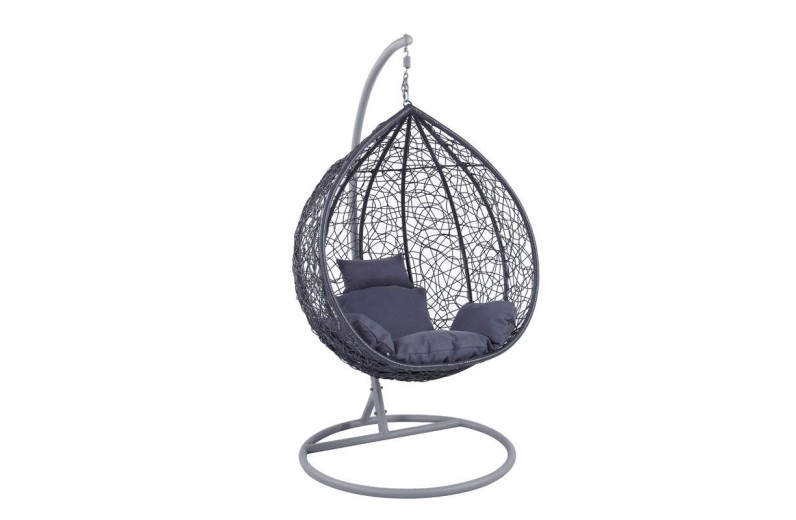 NEST12 ΑΝΘΡΑΚΙ 103Χ117/Φ102Χ200εκ. ΜΕΤΑΛΛΙΚΗ