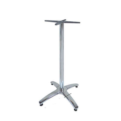 ROMAN 4ΝΥΧΗ 108εκ.(Σ/Ρ)ΨΗΛΗ ΒΑΣΗ ΑΛΟΥΜ/INOX ΜΕ ΡΕΓ/ΡΟΥΣ