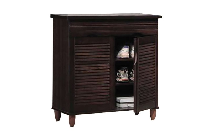 ΠΑΠΟΥΤΣΟΘΗΚΗ 78Χ38Χ83εκ. WENGE/2 ΠΟΡΤΕΣ/2 ΡΑΦΙΑ