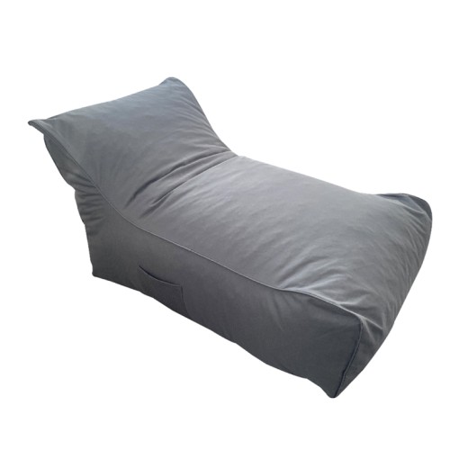 DEREK ΠΟΥΦ GREY ΥΦΑΣΜΑ 70X107X64εκ.