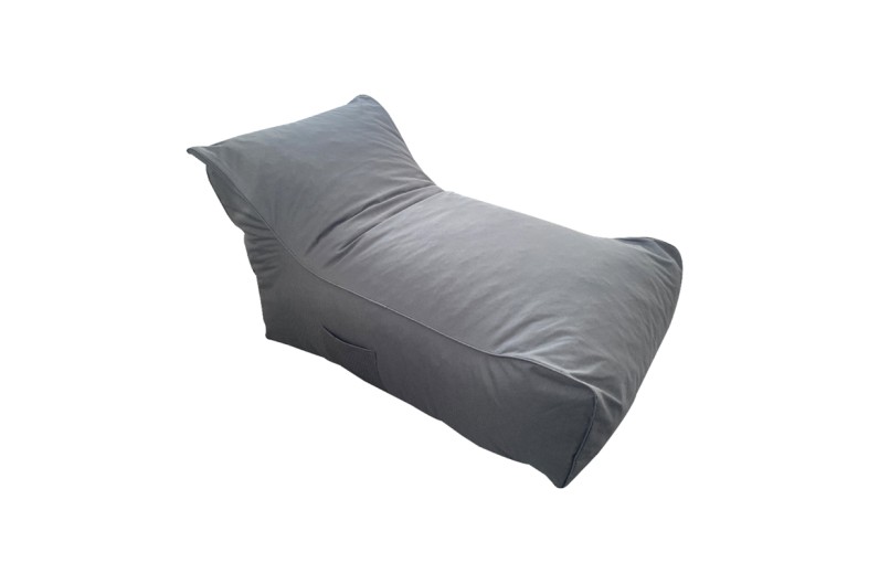 DEREK ΠΟΥΦ GREY ΥΦΑΣΜΑ 70X107X64εκ.