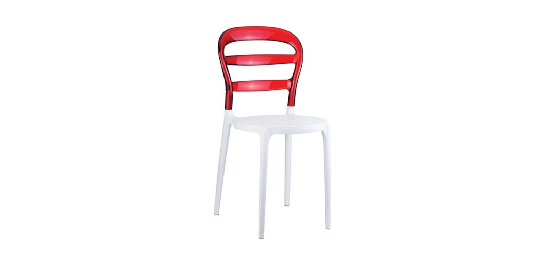 BIBI WHITE/RED TRANSP.ΚΑΡΕΚΛΑ