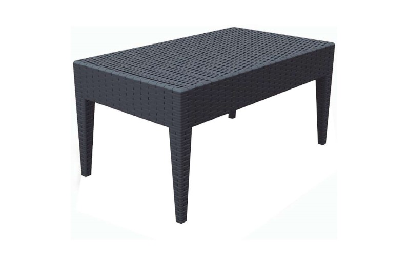 MIAMI DARK GREY ΤΡΑΠΕΖΙ 92Χ53Χ45εκ. ΠΟΛ/ΝΙΟΥ