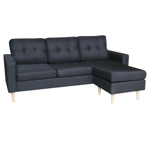 LIANA S BLACK ΥΦΑΣΜΑ ΓΩΝΙΑ 185Χ126X84εκ.