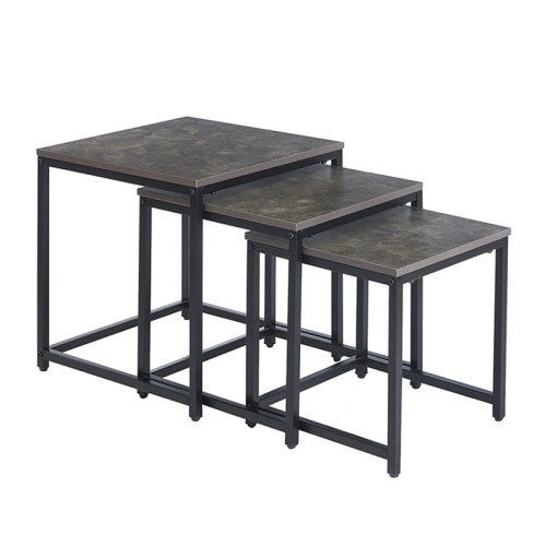 NOLAN SET 3 ΤΜΧ ΤΡΑΠΕΖΑΚΙΑ CEMENT