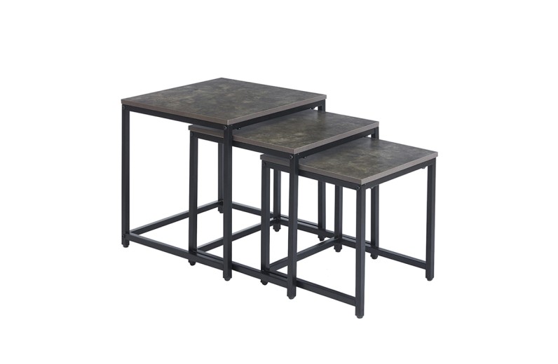 NOLAN SET 3 ΤΜΧ ΤΡΑΠΕΖΑΚΙΑ CEMENT