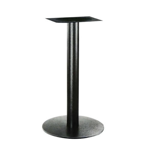 FLAT ΣΤΡΟΓΓΥΛΗ Φ45Χ72εκ. ΒΑΣΗ ΜΕΤΑΛΛΙΚΗ ΜΑΥΡΗ