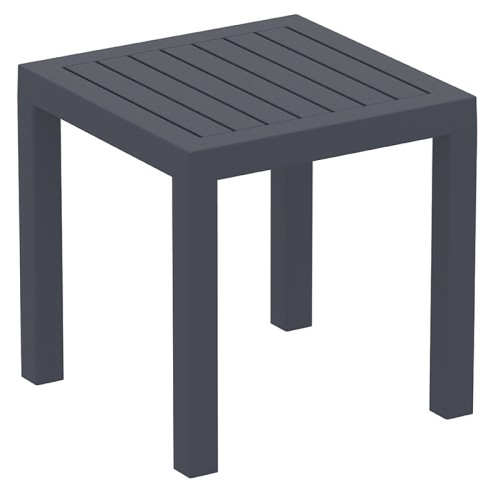 OCEAN DARK GREY ΤΡΑΠΕΖΙ 45Χ45Χ45εκ. ΠΟΛ/ΝΙΟΥ