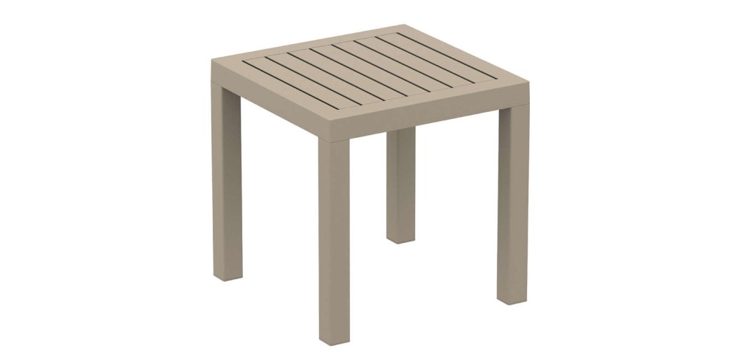 OCEAN TAUPE ΤΡΑΠΕΖΙ 45Χ45Χ45εκ. ΠΟΛ/ΝΙΟΥ