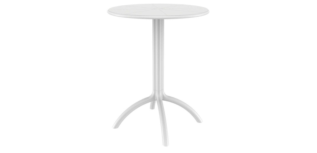 OCTOPUS Φ60Χ75εκ.WHITE ΤΡΑΠΕΖΙ ΠΟΛ/ΝΙΟΥ