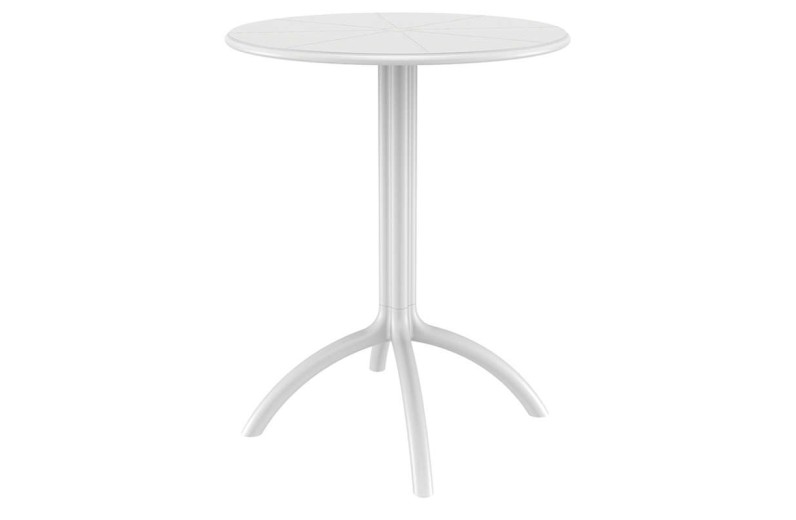 OCTOPUS Φ60Χ75εκ.WHITE ΤΡΑΠΕΖΙ ΠΟΛ/ΝΙΟΥ