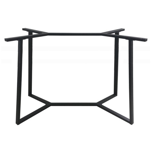 BISTRO ΨΗΛΗ 110X60X105εκ. ΒΑΣΗ ΜΕΤΑΛΛΙΚΗ ΜΕ ΡΕΓ/ΡΟΥΣ ΜΑΥΡΗ