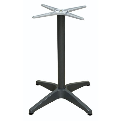 RINA 4ΝΥΧΗ 66Χ66Χ73εκ.(Σ/Ρ)DARK GREY ΒΑΣΗ ΑΛΟΥΜΙΝΙΟΥ ΜΕ ΡΕΓ/ΡΟΥΣ