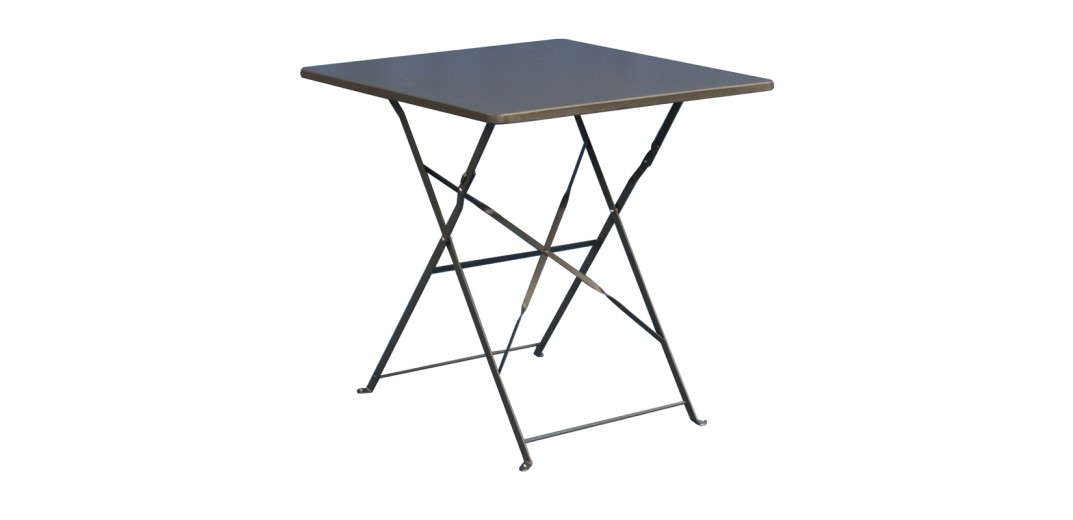 ALMA 70Χ70Χ70εκ. ΑΝΘΡΑΚΙ ΤΡΑΠΕΖΙ ΜΕΤΑΛΛΙΚΟ ΠΤΥΣ/ΝΟ