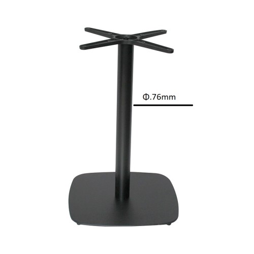 FLAT-S ΜΑΥΡΗ 45Χ45Χ72εκ.(Σ)ΒΑΣΗ ΜΕΤΑΛΛΙΚΗ 11.6kg