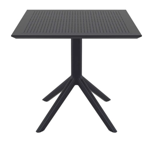 SKY BLACK 80X80X74εκ. ΤΡΑΠΕΖΙ ΠΟΛ/ΝΙΟΥ