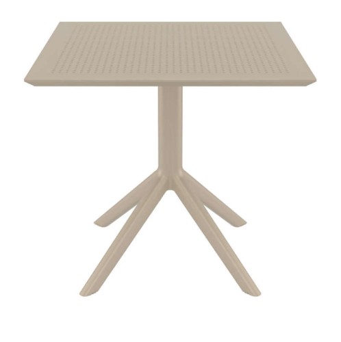 SKY TAUPE 80X80X74εκ. ΤΡΑΠΕΖΙ ΠΟΛ/ΝΙΟΥ