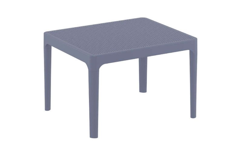 SKY DARK GREY 50Χ60Χ40εκ. ΤΡΑΠΕΖΙ ΠΟΛ/ΝΙΟΥ