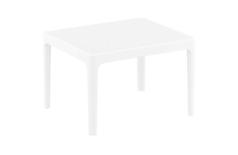 SKY WHITE 50Χ60Χ40εκ. ΤΡΑΠΕΖΙ ΠΟΛ/ΝΙΟΥ