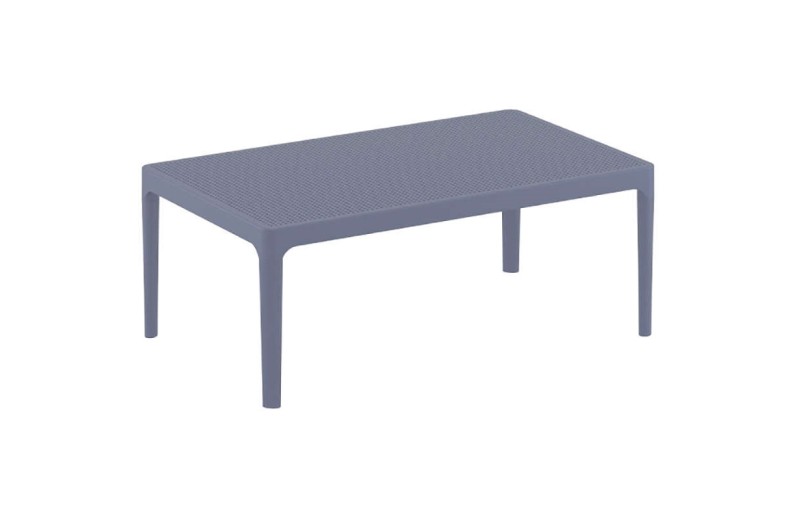 SKY DARK GREY 100Χ60Χ40εκ. ΤΡΑΠΕΖΙ ΠΟΛ/ΝΙΟΥ