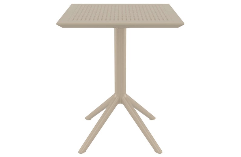 SKY TAUPE 60Χ60X74εκ. ΤΡΑΠΕΖΙ ΠΤΥΣ/ΝΟ ΠΟΛ/ΝΙΟΥ