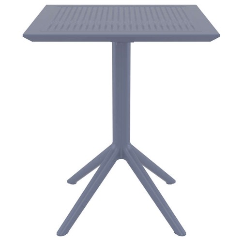 SKY DARK GREY 60Χ60X74εκ. ΤΡΑΠΕΖΙ ΠΤΥΣ/ΝΟ ΠΟΛ/ΝΙΟΥ