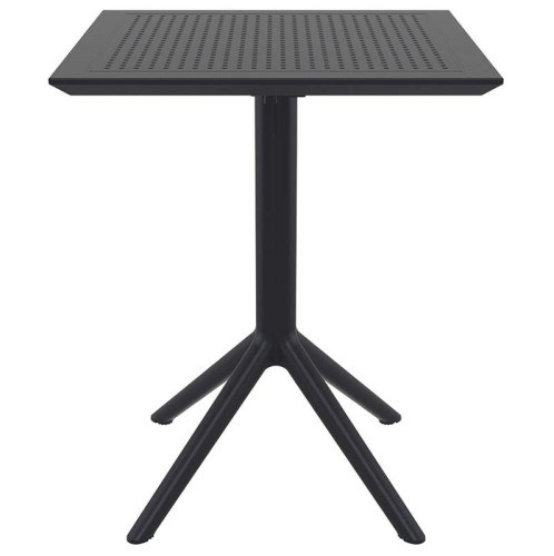 SKY BLACK 60Χ60X74εκ. ΤΡΑΠΕΖΙ ΠΤΥΣ/ΝΟ ΠΟΛ/ΝΙΟΥ