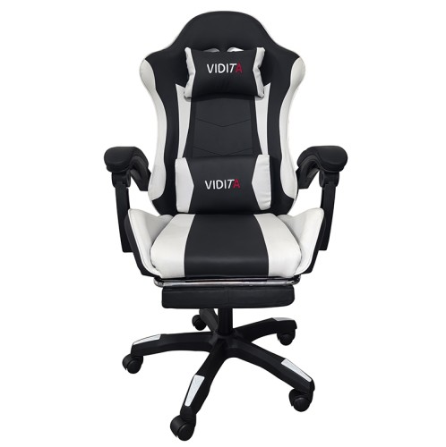 A6060 ΜΑΥΡΟ/ΛΕΥΚΟ ΠΟΛΥΘΡΟΝΑ GAMING/ΜΕ ΥΠΟΠΟΔΙΟ