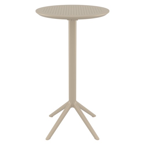 SKY TAUPE BAR Φ60Χ108εκ.ΠΤΥΣ/ΝΟ ΤΡΑΠ. ΠΟΛ/ΝΙΟΥ