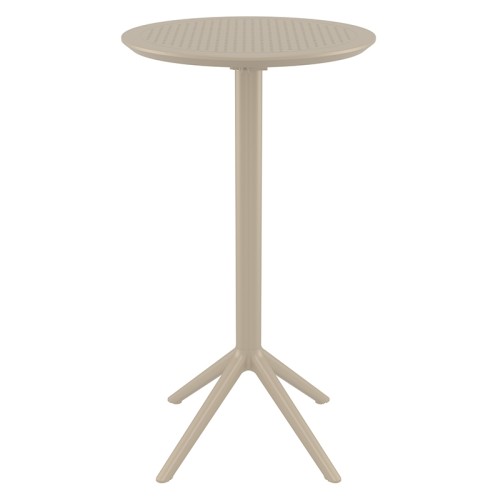 SKY TAUPE BAR Φ60Χ108εκ.ΠΤΥΣ/ΝΟ ΤΡΑΠ. ΠΟΛ/ΝΙΟΥ