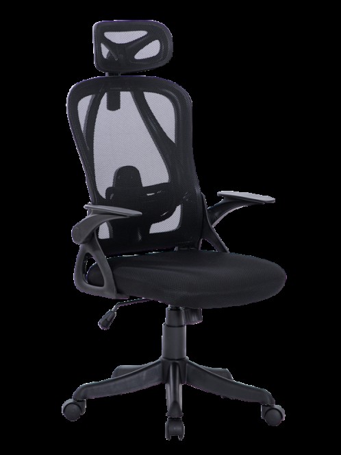 A8982 ΜΑΥΡO MESH ΠΟΛΥΘΡΟΝΑ ΓΡΑΦΕΙΟΥ