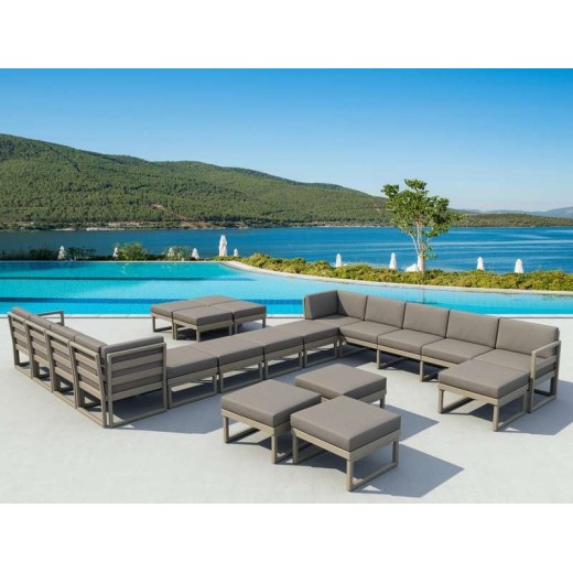 MYKONOS ΜΑΞΙΛΑΡΙ ΠΛΑΤΗΣ LIGHT BROWN