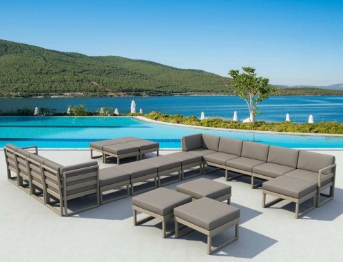 MYKONOS ΜΑΞΙΛΑΡΙ ΠΛΑΤΗΣ LIGHT BROWN